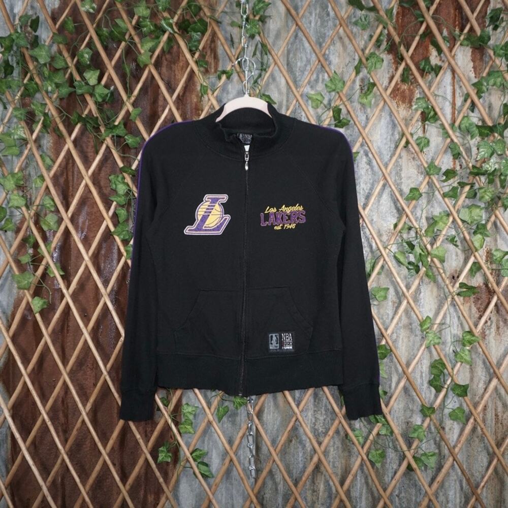 Medium - Vintage Y2K Los Angeles Lakers zip up track jacket